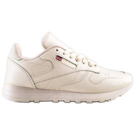 SHELOVET Baskets classiques beige SHELOVET Baskets classiques beige