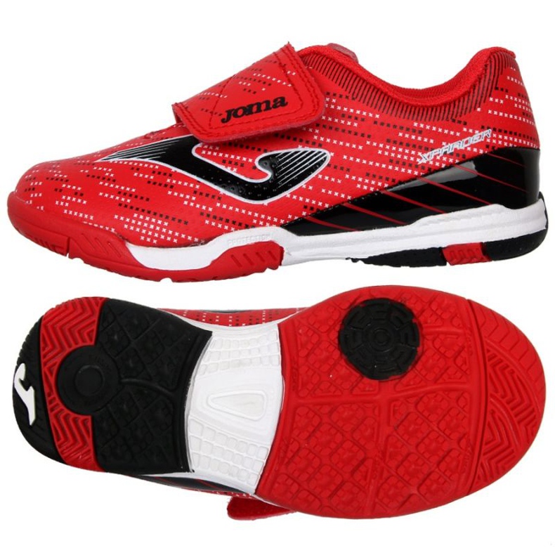Chaussures de football Joma Xpander 2104 In Jr XPJS2106INV multicolore oranges et rouges Chaussures de football Joma Xpander 2104 In Jr XPJS2106INV multicolore oranges et rouges
