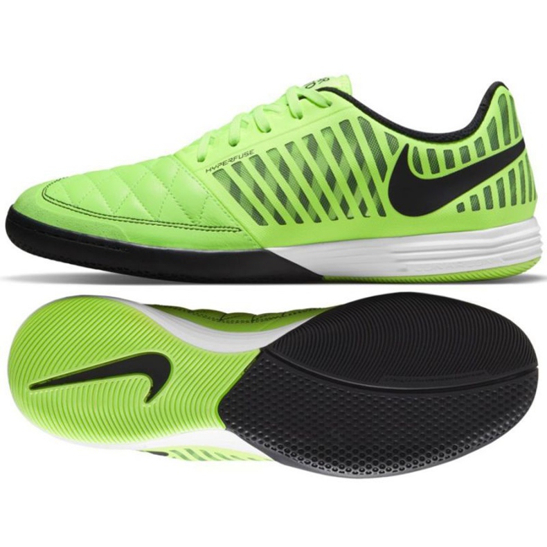 Nike Lunar Gato Ii Ic M 580456 301 chaussures de football le noir vert vert Nike Lunar Gato Ii Ic M 580456 301 chaussures de football le noir vert vert