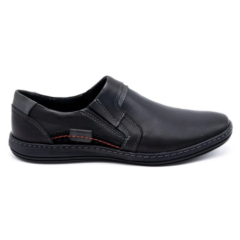 Olivier Mocassins cuir homme 520 noir le noir