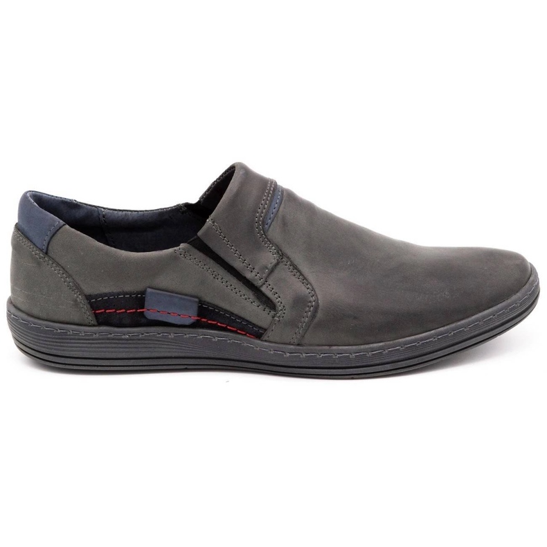 Olivier Mocassins cuir homme 520 gris
