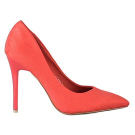 Kayla Talons Classiques Corail rouge
