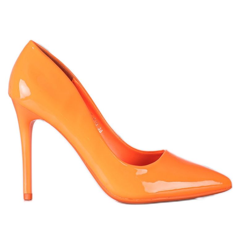 SHELOVET talons hauts à la mode orange