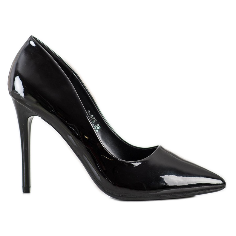 SHELOVET talons hauts à la mode le noir