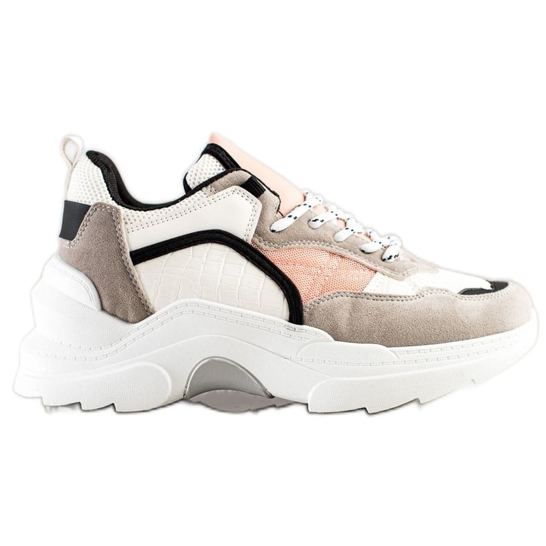 SHELOVET Baskets colorées à la mode multicolore