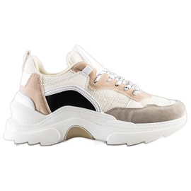 SHELOVET Baskets colorées à la mode multicolore