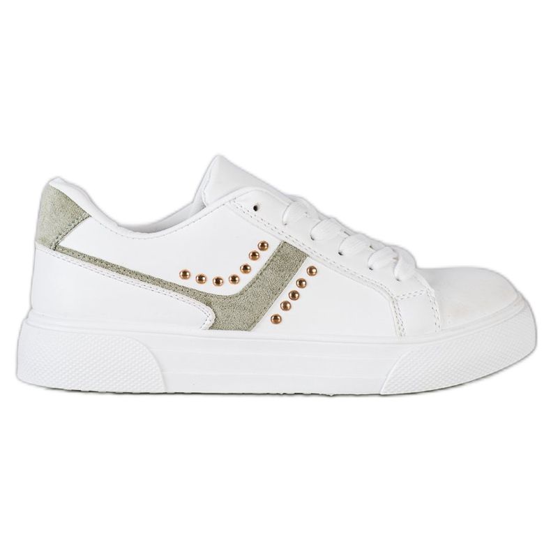 SHELOVET Chaussures de sport blanches décontractées