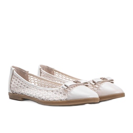 Ballerines ajourées beige Kaley