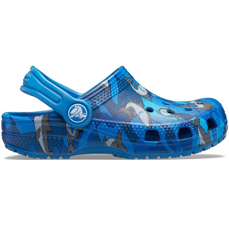 Crocs kids Classic Shark Clog bleu 206147 4KI Crocs kids Classic Shark Clog bleu 206147 4KI