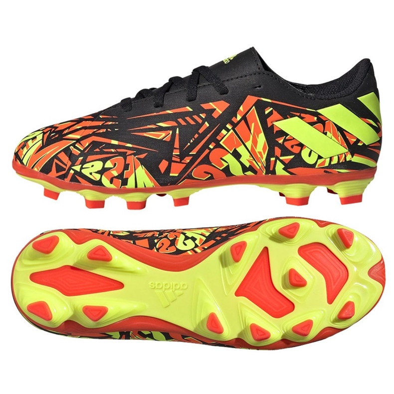 Chaussures de football Adidas Nemeziz Messi.4 FxG Jr FW7312 multicolore multicolore