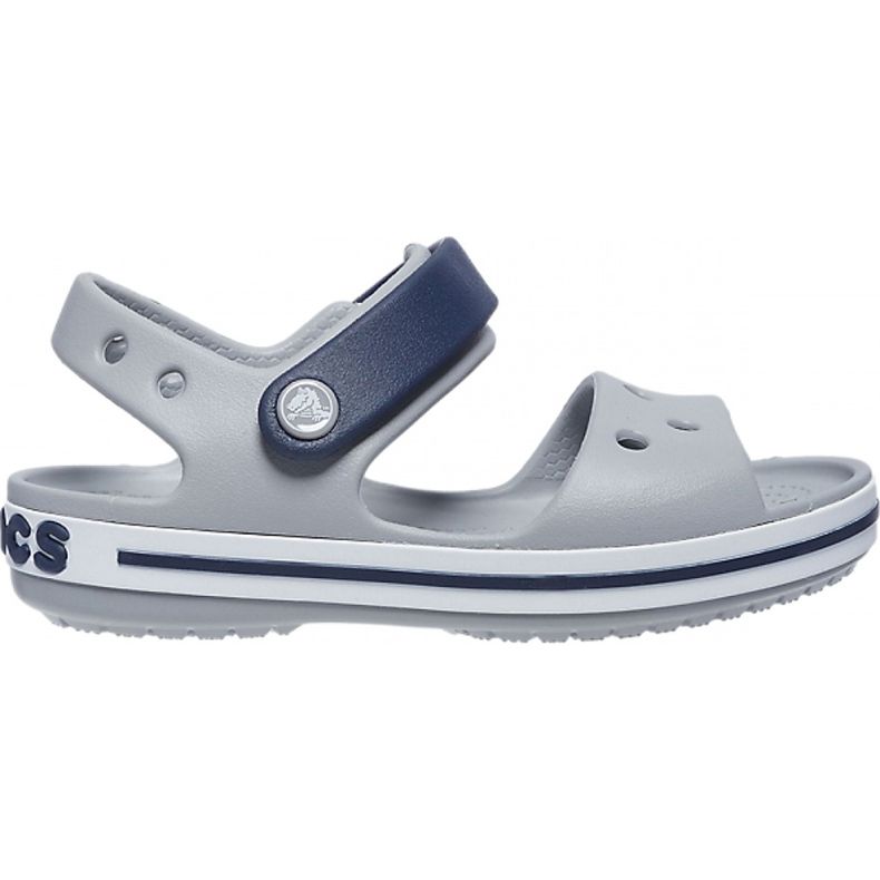 Sandales Crocs pour enfants Crosband Sandal Kids gris-bleu marine 12856 01U