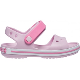 Sandales Crocs pour enfants Crocband Sandal Kids rose 12856 6GD Sandales Crocs pour enfants Crocband Sandal Kids rose 12856 6GD