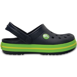 Crocs pour enfants Crocband Clog K bleu marine-vert 204537 4K6