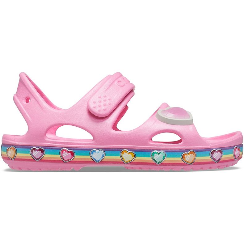 Sandales enfant Crocs Fun Lab Rainbow rose 206795 669
