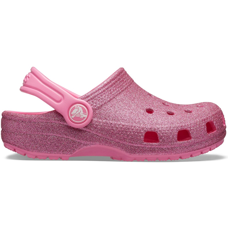 Crocs kids Classic Glitter Clog rose 205441 669