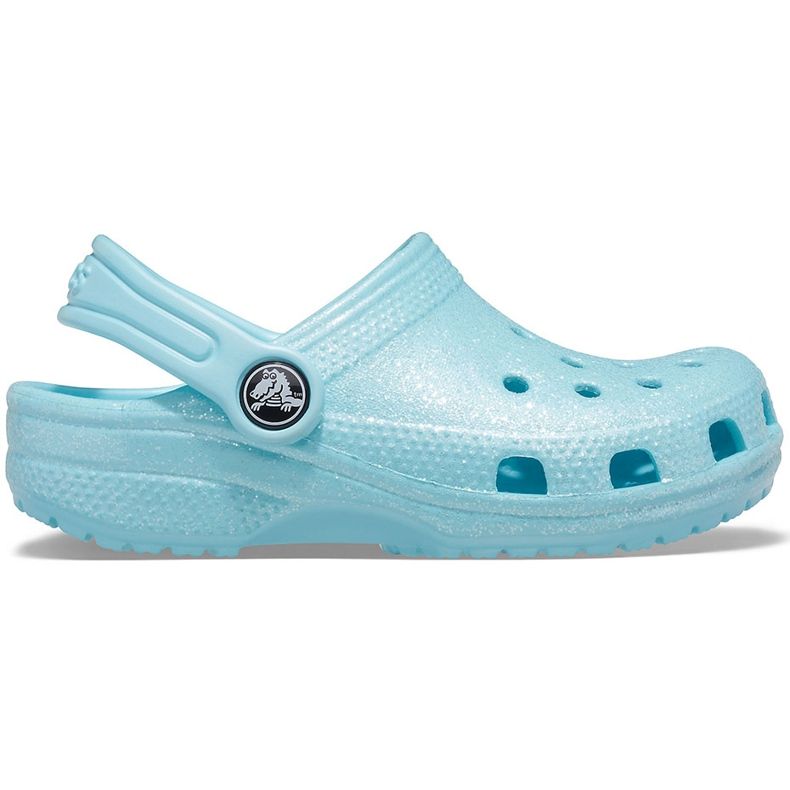 Crocs kids Classic Glitter Clog bleu 205441 4O9