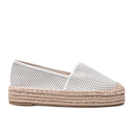 Espadrilles blanches sur semelle épaisse Lia Espadrilles blanches sur semelle épaisse Lia