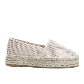 Espadrilles beiges sur semelle épaisse Lia Espadrilles beiges sur semelle épaisse Lia