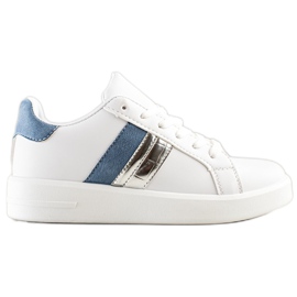 SHELOVET Baskets blanches décontractées