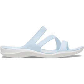 Chaussons Crocs Swiftwater bleu-blanc 203998 4JQ blanche