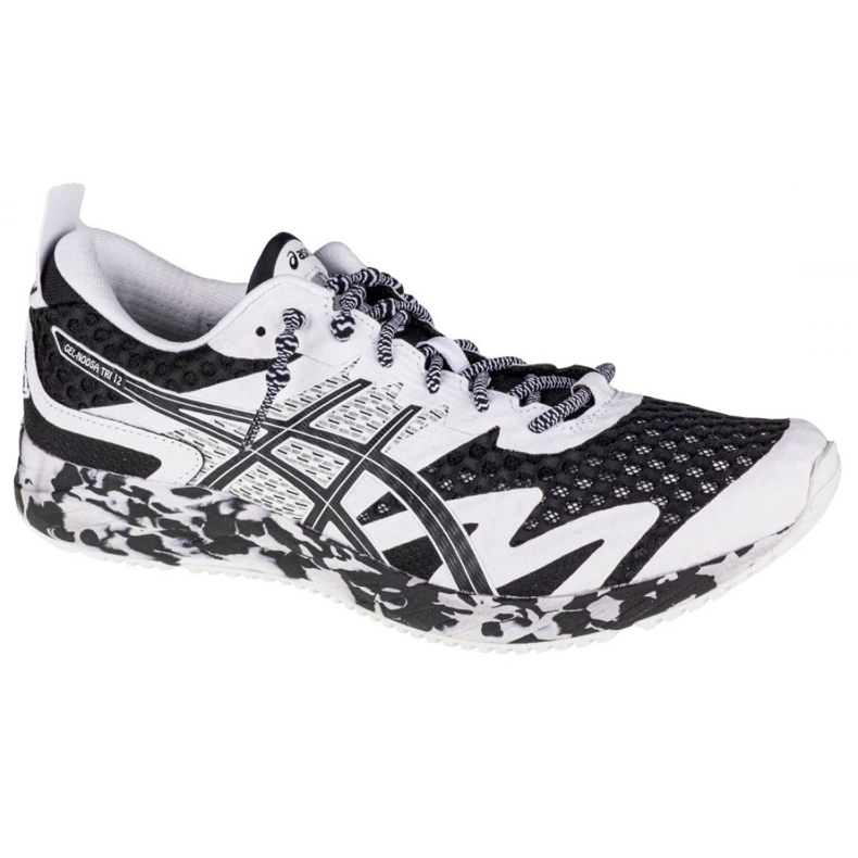 Asics Gel-Noosa Tri 12 M 1011A673-002 blanche le noir Asics Gel-Noosa Tri 12 M 1011A673-002 blanche le noir