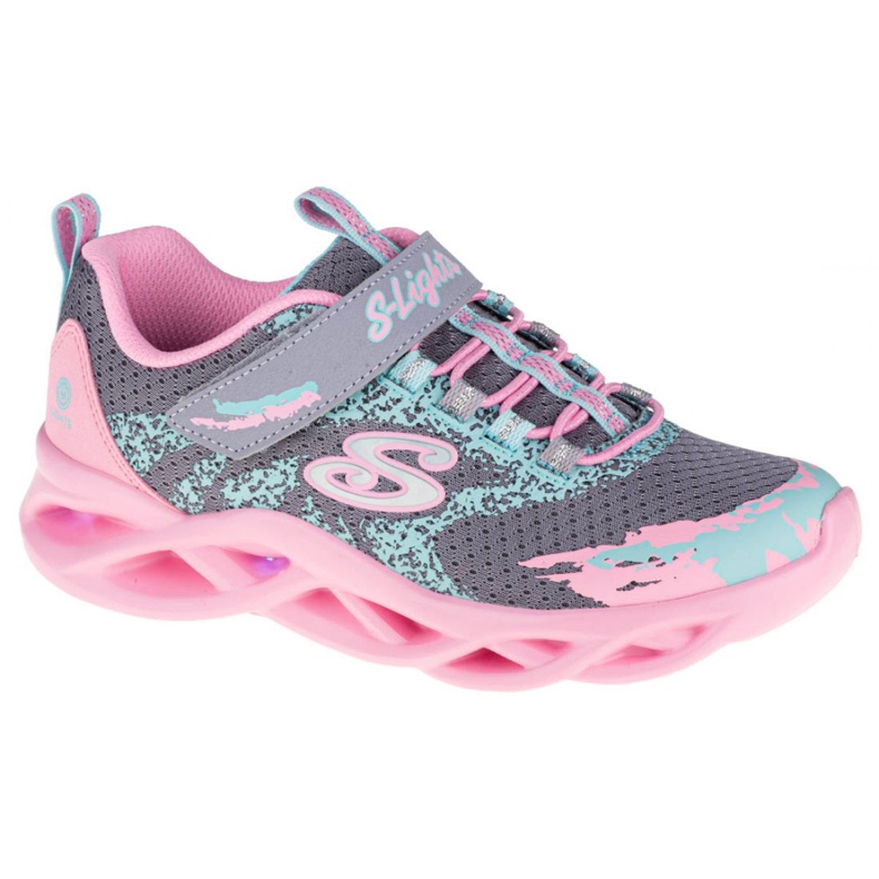 Chaussures Skechers Twisty Brights W 302301L-GYPK rose gris
