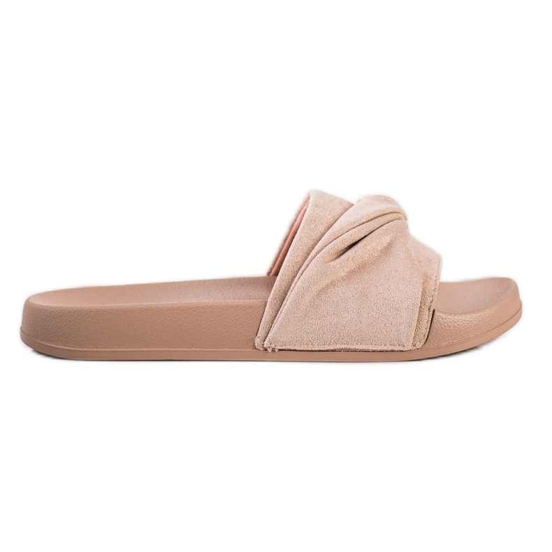Pantoufles confortables en daim VINCEZA brun