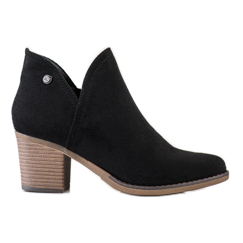 Filippo Bottines de printemps avec une coupe le noir