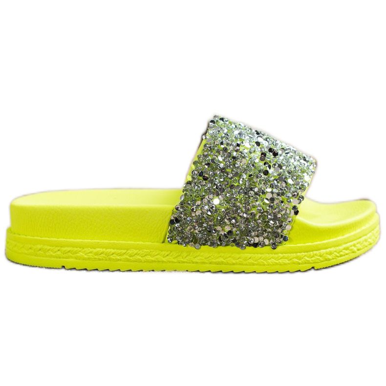 Seastar Pantoufles À La Mode Sur La Plateforme argent vert