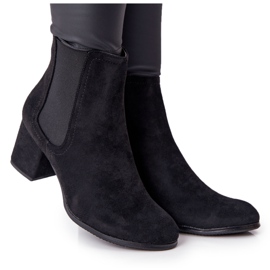 PJ1 Bottines Chaudes Femme Bottines Jodhpur Noir Juliette