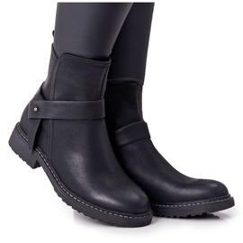 PJ1 Bottes chaudes noires pour femmes Workers Alivia