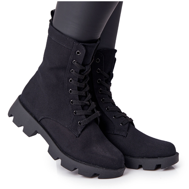 Bottes pour femmes Workers Black Haley 99-117 BLK le noir Bottes pour femmes Workers Black Haley 99-117 BLK le noir