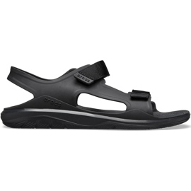 Sandales pour hommes Crocs Swiftwater Molded Expedition noir 206526 060 le noir
