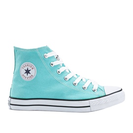 Baskets montantes bleues Chasity Baskets montantes bleues Chasity