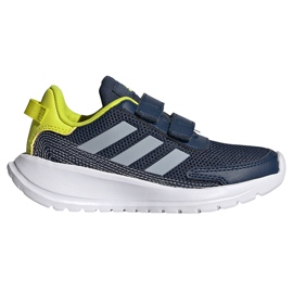 Adidas Tensaur Run C chaussures pour enfants gris-vert FY9196 bleu marin
