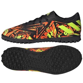 Chaussures de football Adidas Nemeziz Messi.4 Tf Jr FW7311 multicolore orange Chaussures de football Adidas Nemeziz Messi.4 Tf Jr FW7311 multicolore orange