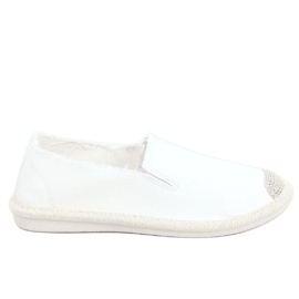 Espadrilles blanches pour femmes 7105 Blanc