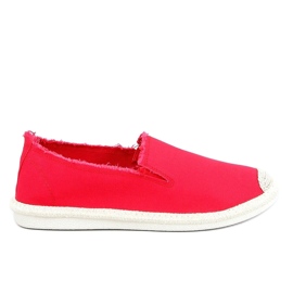 Espadrilles femme rouges 7105 Rouge