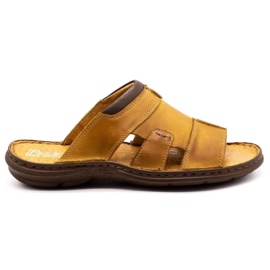 Polbut Chaussons homme 358 rouge orange