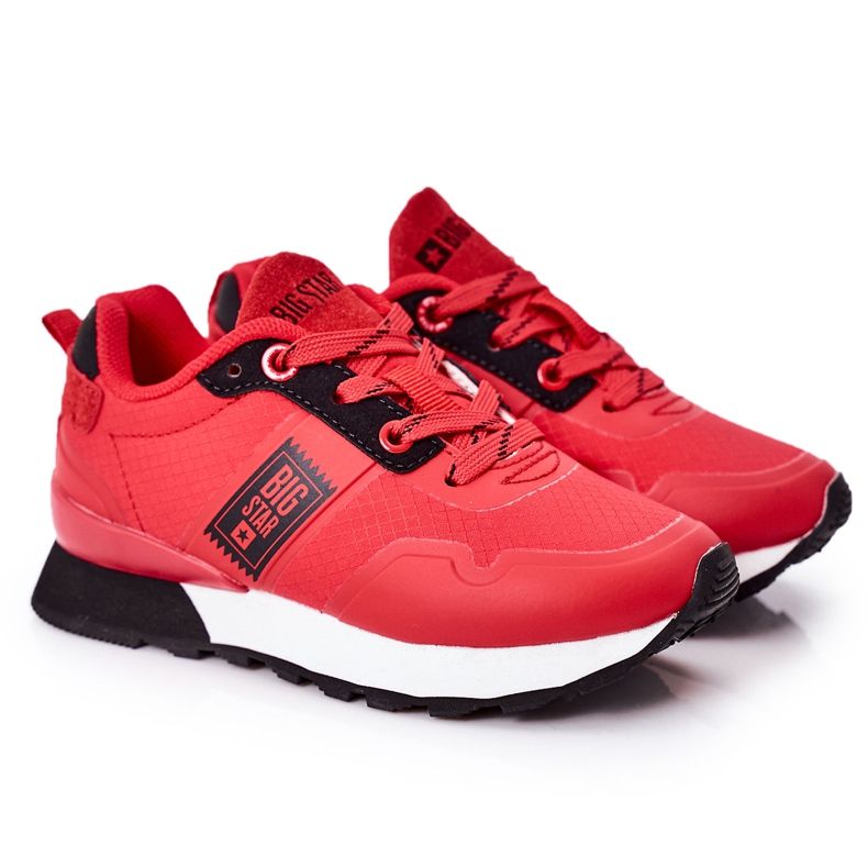 Chaussures de sport pour enfants en mousse à mémoire Big Star HH374173 Rouge Chaussures de sport pour enfants en mousse à mémoire Big Star HH374173 Rouge