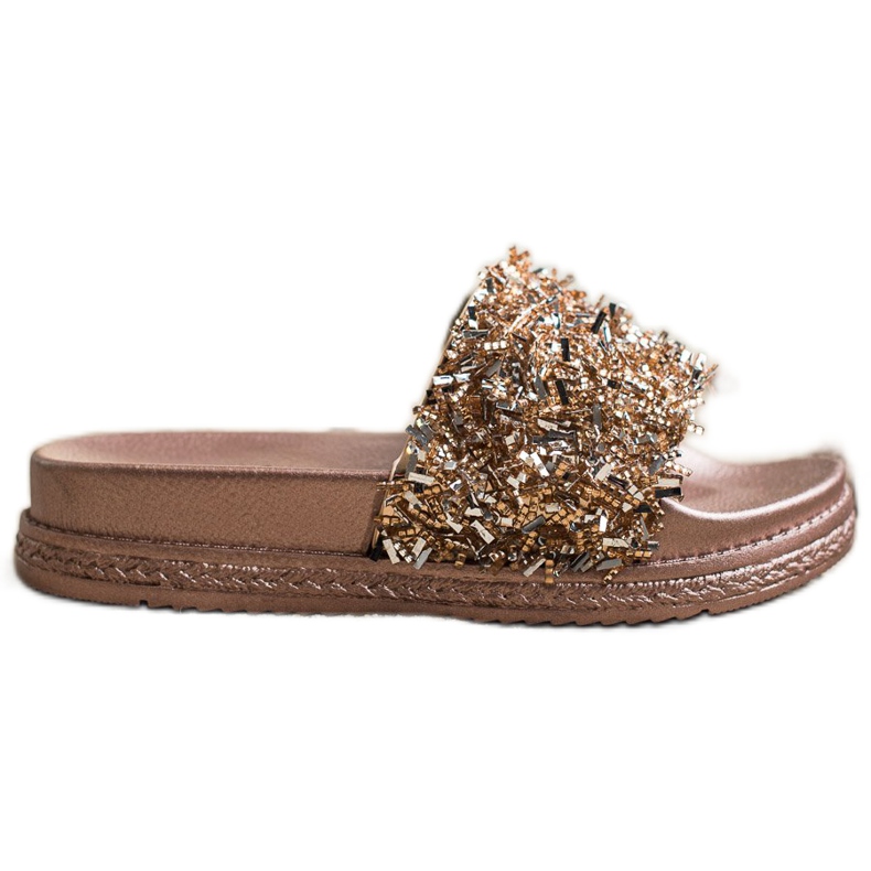 Seastar Pantoufles De Cristal De Mode d'or