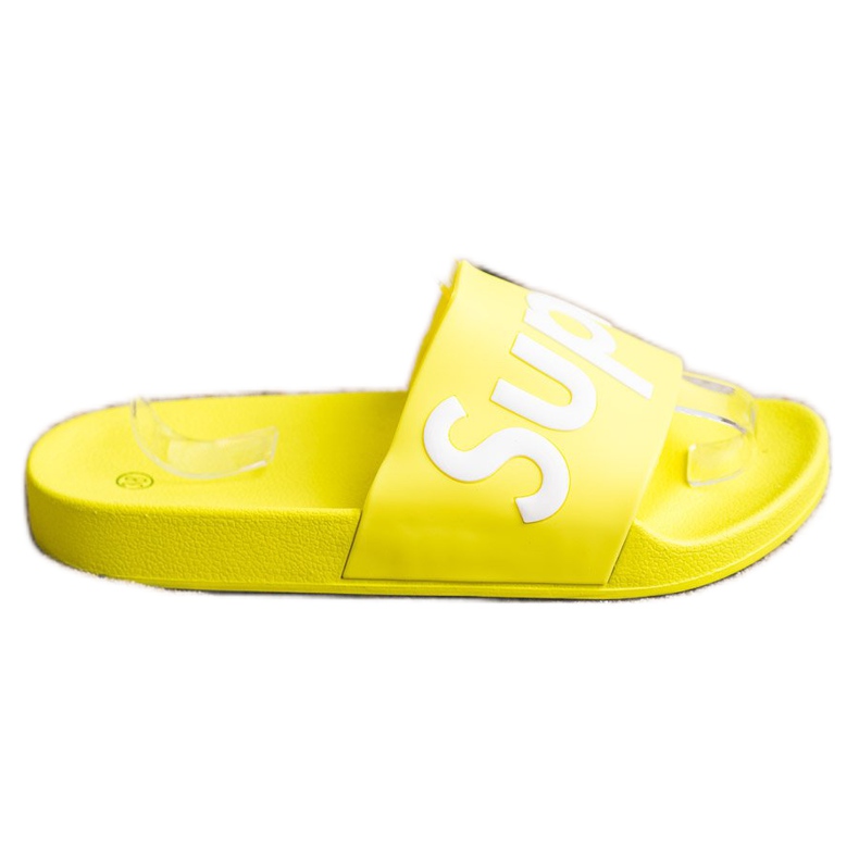 Seastar Pantoufles Super Caoutchouc vert jaune