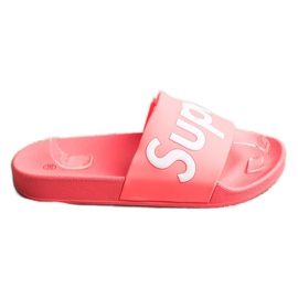 Seastar Pantoufles Super Caoutchouc rouge rose