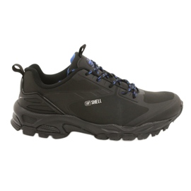 American Club Chaussures de sport pour femmes Softshell imperméable HL18 Black noir