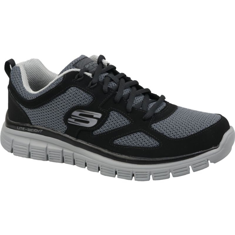 Chaussure Skechers Burns Agoura M 52635-BKGY le noir Chaussure Skechers Burns Agoura M 52635-BKGY le noir