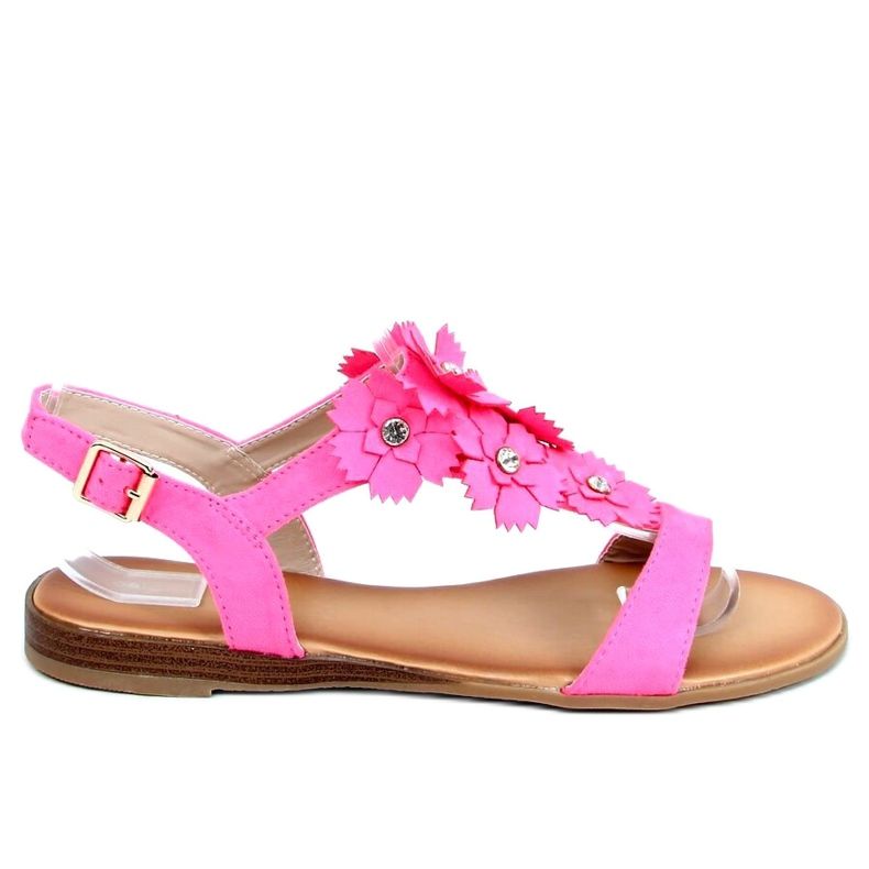 Sandales femme rose F3273 Fushia