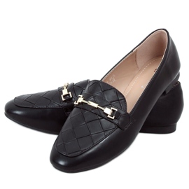 Mocassins femme noirs JL76 Noir le noir