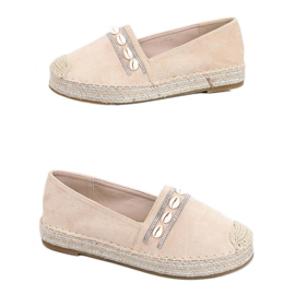 Beige Espadrilles à coquillages 6771 Beige