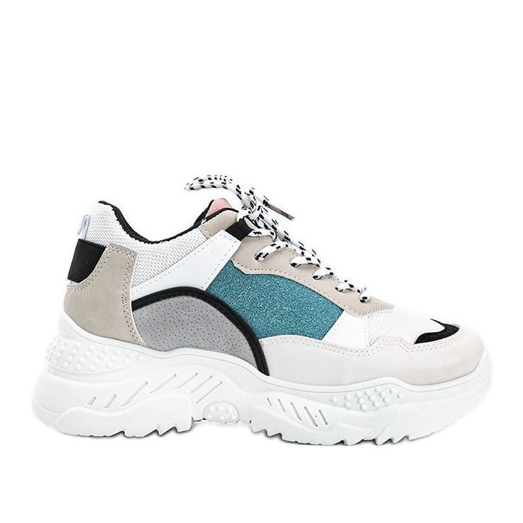 Baskets beiges à semelle épaisse Joana