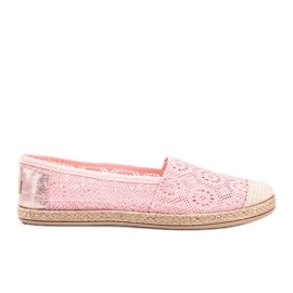 Espadrilles en tissu rose Mandy's Espadrilles en tissu rose Mandy's